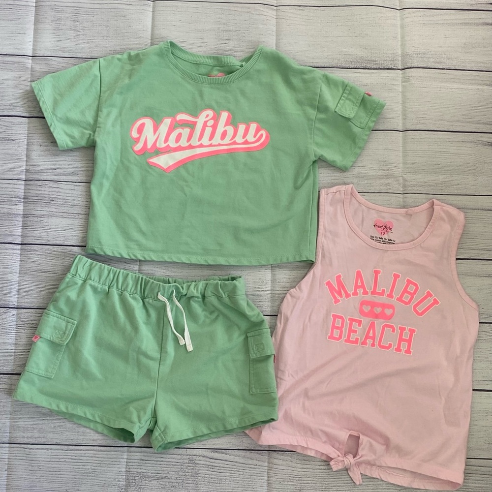 Freestyle Revolution Green and Pink Kids Matching Set
